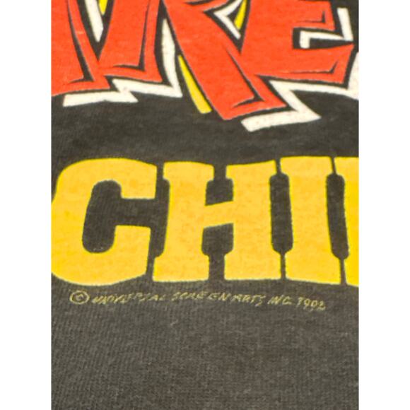 VTG 1992 You can’t Scare Me I have Children novelty XL shirt Lee USA made retro - Picture 3 of 4